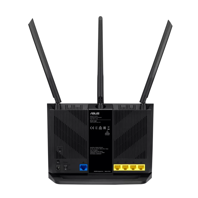 A Photo Of Asus 4G-AX56 - 4G+ Cat.6 300Mbps Dual-Band WiFi 6 AX1800 LTE Router,Captive portal,AiProtection Classic network security,Parental controls