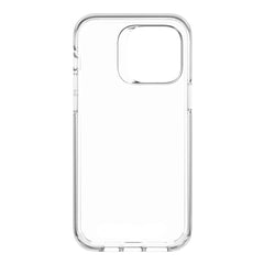 A Photo Of Gear4 Crystal Palace Clear Case for iPhone 14 - Ultimate Impact Protection and Wireless Charging Compatible
