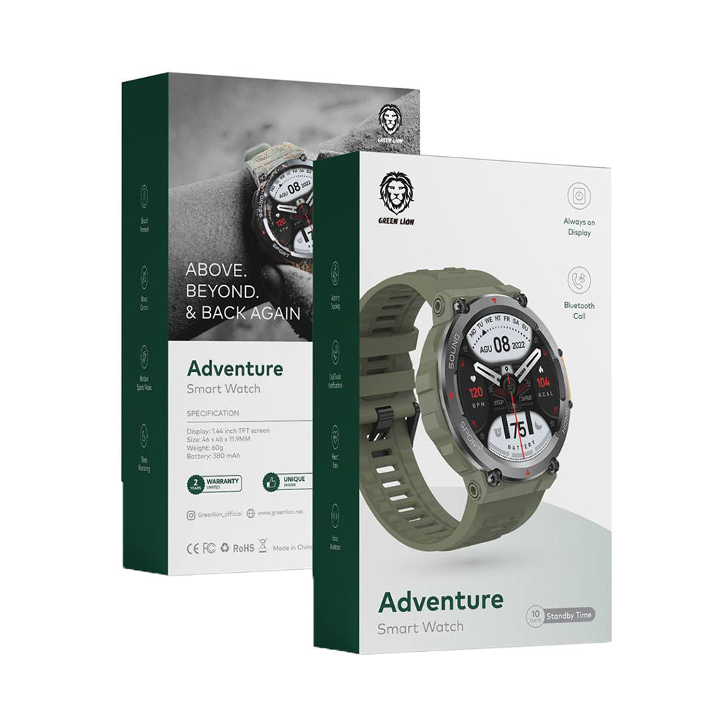 A Photo Of Green Lion Adventure Smart Watch