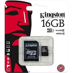 A Photo Of Kingston microSDHC Memory Card with SD Adapter – Class 10, UHS Class I