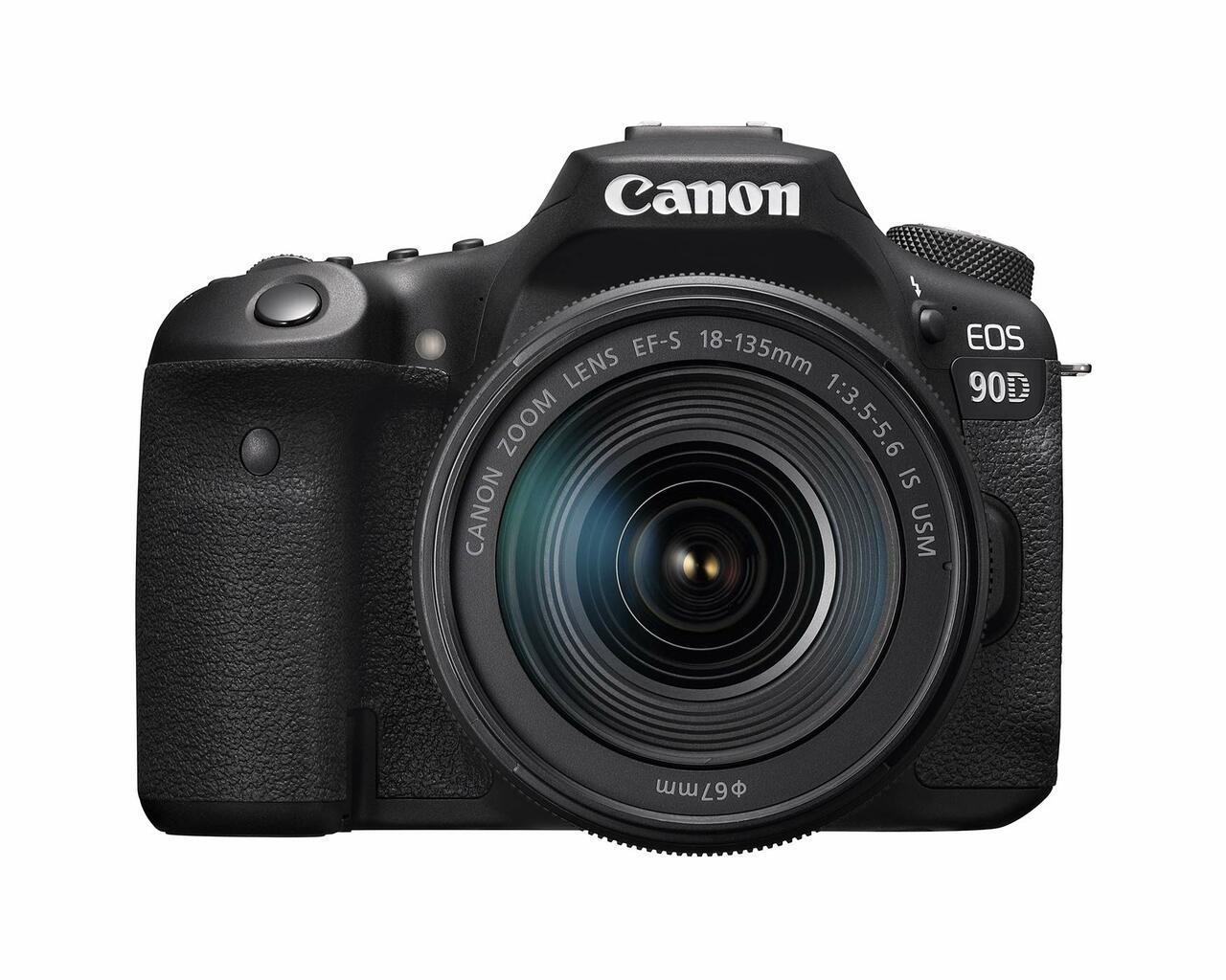 A Photo Of Canon EOS 90D - Digital SLR Camera with 18-135mm IS USM Lens