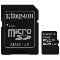 A Photo Of Kingston microSDHC Memory Card with SD Adapter – Class 10, UHS Class I