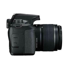 A Photo Of Canon EOS 4000D - DSLR Camera Bundle with 18-55mm III Lens, 32GB Memory Card, and Bag