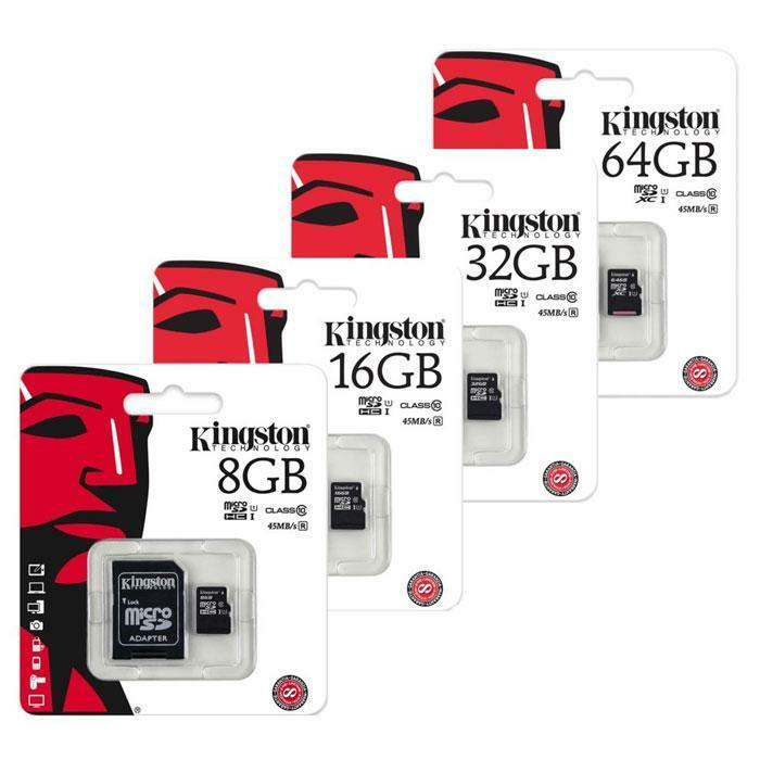 A Photo Of Kingston MicroSD Cards – UHS Class I and U3