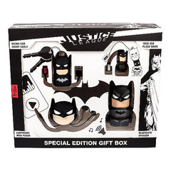 A Photo Of Tribe DC Batman Movie Gift Box, Keyline microUSB, 16gb USB drive, BT Speaker, Ear Phone Baggy