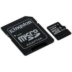 A Photo Of Kingston microSDHC Memory Card with SD Adapter – Class 10, UHS Class I