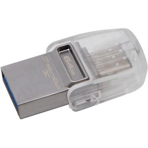 A Photo Of Kingston 64GB DataTraveler microDuo 3C