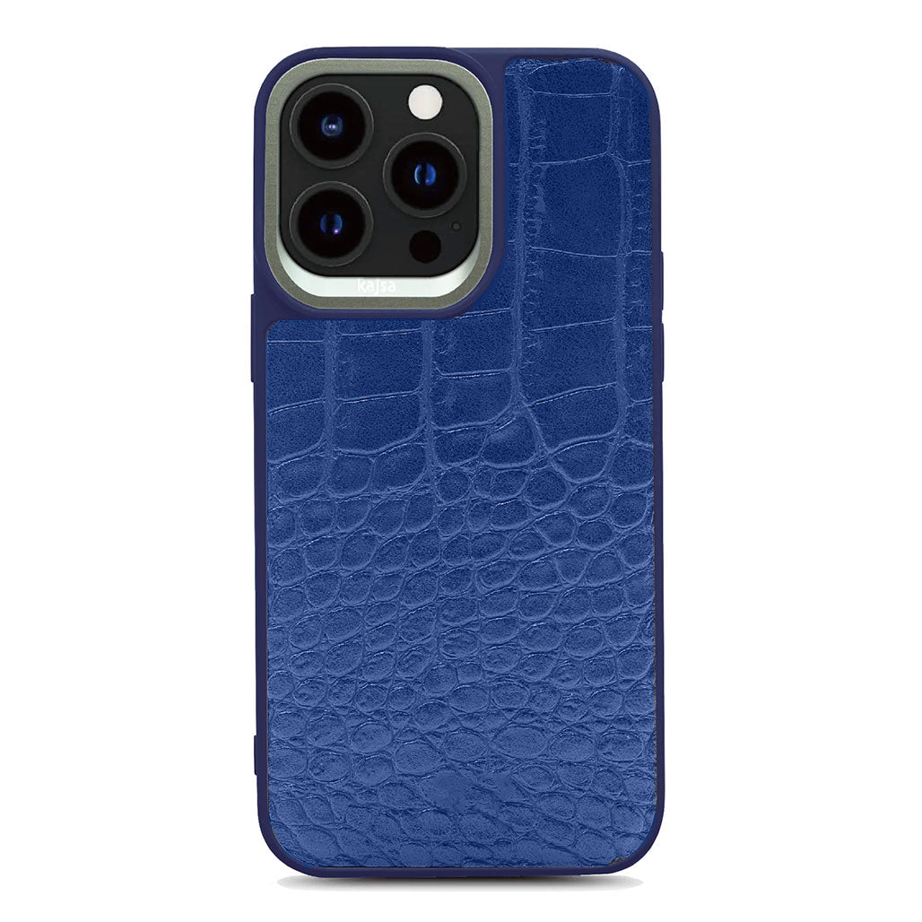 A Photo Of Kajsa Luxury Glamorous Collection - Croco II Case for iPhone 14 Pro / iPhone 14 Pro Max
