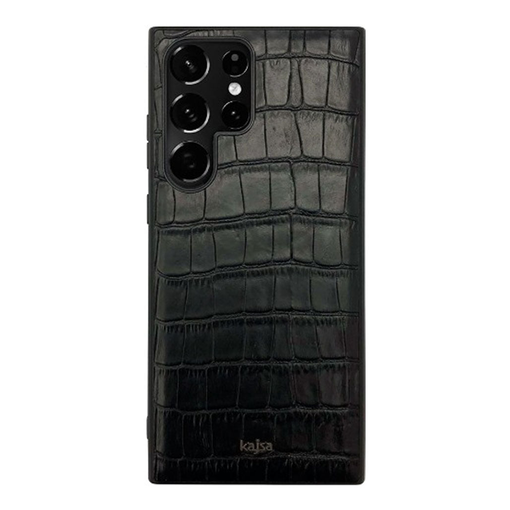 A Photo Of Kajsa Neo  Luxury Classic Collection - Leather Back Case for Samsung Galaxy S23 Ultra