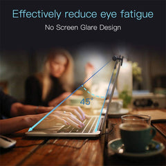 A Photo Of Quntis LED Screen Lamp for Laptops – Anti-Glare, Flicker-Free, USB-Powered Monitor Light with Adjustable Brightness and Color Modes