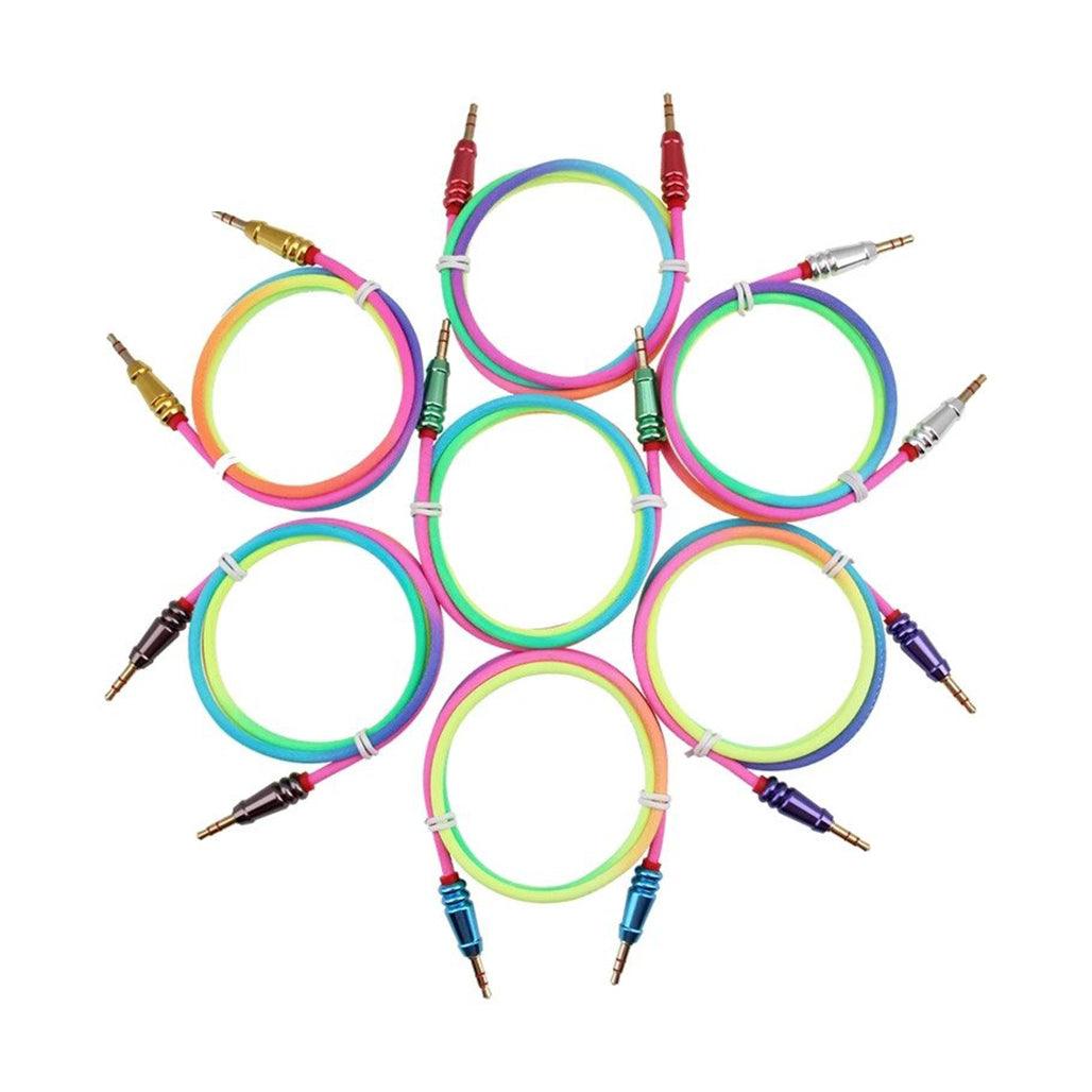 A Photo Of AUX Rainbow Cable 3.5MM